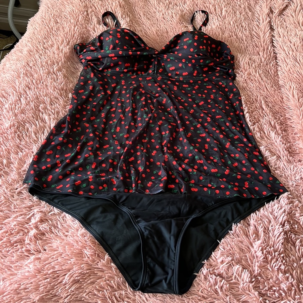 Cherries Obsessed Swim Suit Shein